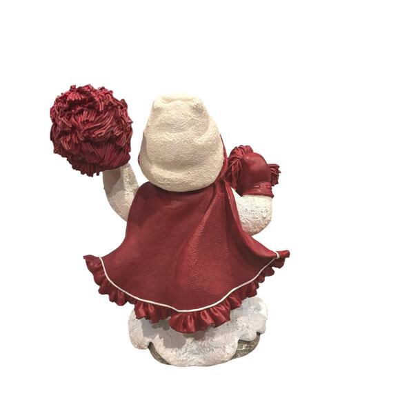 Texas A&M Aggies Alice Cheer Christmas Festive Snowman Figurine Decoration 7'' - Picture 4 of 5